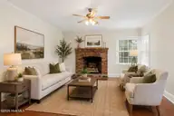 208 Craven Street, Tarboro, NC 27886 — 2-bedroom home, Tarboro, NC, photo 4 of 20: Virtually Staged - Family Room