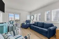 2008 E Fort Macon Road H-1, Atlantic Beach, NC 28512 — 2-bedroom waterfront condo in Southwinds, Atlantic Beach, NC, photo 10 of 36: Living Room