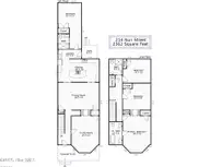 214 Nun Street, Wilmington, NC 28401 — 4-bedroom home in Historic District, Wilmington, NC, photo 5 of 57: Floor Plan - 214 Nun Street