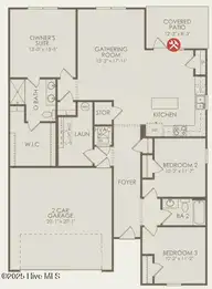 556 Coronado Avenue SE, Leland, NC 28451 — 3-bedroom home in Herring Shores, Leland, NC, photo 2 of 6: Dunlin Floorplan