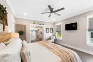 133 Sound Point Drive, Harkers Island, NC 28531 — 3-bedroom waterfront home in Cape Point Village, Harkers Island, NC, photo 20 of 61: Primary suite