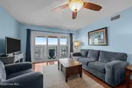 1840 New River Inlet Road 2308, North Topsail Beach, NC 28460 — 2-bedroom waterfront condo in Topsail Dunes, North Topsail Beach, NC, photo 6 of 44: Living Room
