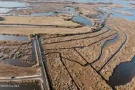 27 Hunter Heath Drive, North Topsail Beach, NC 28460 — waterfront lot in Ashe Island Farm, North Topsail Beach, NC, photo 3 of 21: Aerial View