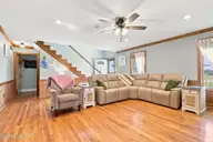 105 Franklin Court, Cedar Point, NC 28584 — 3-bedroom waterfront home in Cedar Point Beach, Cedar Point, NC, photo 15 of 53: 13 Living room