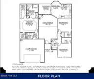 1006 Croaker Court, New Bern, NC 28562 — 3-bedroom home in Bluewater Rise, New Bern, NC, photo 3 of 13: Raegan Floor Plan 723-AV