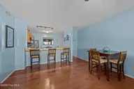 1840 New River Inlet Road 2308, North Topsail Beach, NC 28460 — 2-bedroom waterfront condo in Topsail Dunes, North Topsail Beach, NC, photo 11 of 44: DIning/Breakfast Bar