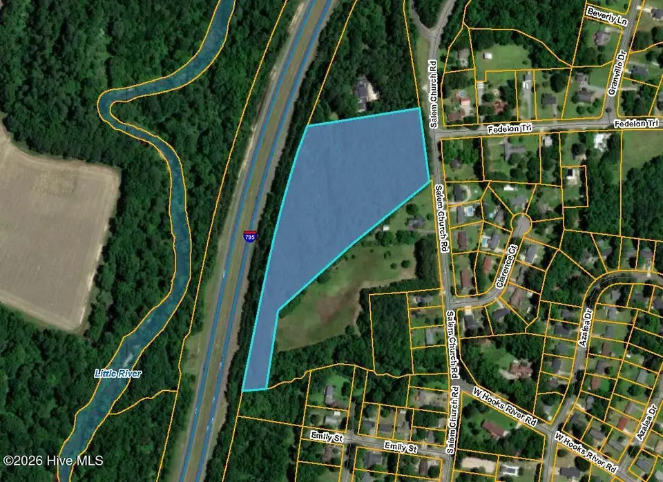 0 Salem Church Road, Goldsboro, NC 27530 — lot, Goldsboro, NC, photo 1 of 1: Aerial - Tax Map