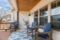 100 Stevens Court, Swansboro, NC 28584 — 3-bedroom waterfront home in River Reach, Swansboro, NC, photo 4 of 56: Front Porch