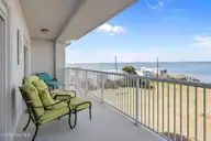 1550 Salter Path Road 102, Indian Beach, NC 28512 — 3-bedroom waterfront condo in The Nautical Club, Indian Beach, NC, photo 15 of 68: Back Balcony with Sound Views