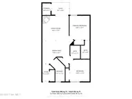4230 Wilshire Boulevard Apt 104, Wilmington, NC 28403 — 2-bedroom condo in The Courtyard, Wilmington, NC, photo 24 of 24: Floor Plan (4)