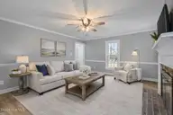 4004 Benjamin Court, Rocky Mount, NC 27803 — 3-bedroom home in Ketch Point, Rocky Mount, NC, photo 20 of 48: living room staged