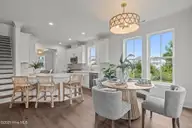 609 Cannonsgate Drive, Newport, NC 28570 — 4-bedroom waterfront home in Cannonsgate, Newport, NC, photo 8 of 41: Staged Eat-In Dining