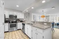 1505 Salter Path Road 409, Indian Beach, NC 28512 — 2-bedroom waterfront condo in Summer Winds Condominiums, Indian Beach, NC, photo 12 of 35: Kitchen