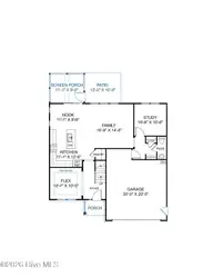 1021 Doe Place, Wilmington, NC 28409 — 3-bedroom home in Fawn Valley, Wilmington, NC, photo 2 of 3: First Floor