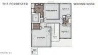 1156 Indigo Bunting Drive Lot 63, Leland, NC 28451 — 4-bedroom home in Indigo Preserve, Leland, NC, photo 4 of 30: Forrester_second