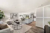 6745 Lewis Drive SE, Winnabow, NC 28479 — 3-bedroom manufactured home in Lewis Acres, Winnabow, NC, photo 6 of 28: Living room