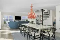 7313 Ocean Drive, Emerald Isle, NC 28594 — 5-bedroom waterfront home in Oakland Hills, Emerald Isle, NC, photo 11 of 66: Dining to Living Area