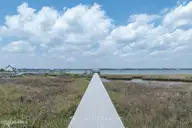 601 New River Inlet Road, North Topsail Beach, NC 28460 — 8-bedroom waterfront home in Sea Dunes Village, North Topsail Beach, NC, photo 3 of 71: 601 New River Inlet Road - Aerial - Edit