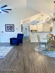 2401 White Road, Wilmington, NC 28411 — 3-bedroom home in Sun Coast, Wilmington, NC, photo 12 of 44: living room/dining