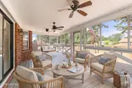 1813 Oberry Center Road, Goldsboro, NC 27530 — 3-bedroom home in Westover, Goldsboro, NC, photo 5 of 49: Screened in porch-virtually staged