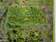 210 42 Waterway Drive, Sneads Ferry, NC 28460 — waterfront lot in Golden Acres, Sneads Ferry, NC, photo 18 of 23: 208 and 210 Waterway Drive - Aerials - E