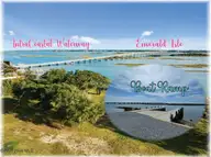 208 Coastline Circle, Cedar Point, NC 28584 — 4-bedroom waterfront home in Bridge View, Cedar Point, NC, photo 7 of 66: Labeled Boat Ramp and Bridge