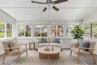 1 Yellow Jacket Court, Calabash, NC 28467 — 3-bedroom home in Carolina Shores, Calabash, NC, photo 24 of 40: staged sunroom (1)