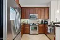 1435 Salter Path Road E1, Indian Beach, NC 28512 — 2-bedroom waterfront condo in Grande Villas at the Preserve, Indian Beach, NC, photo 13 of 65: GVE1 kitchen 2