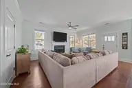 206 W Azalea Drive, Holly Ridge, NC 28445 — 3-bedroom home in Neighborhoods of Holly Ridge, Holly Ridge, NC, photo 8 of 23: Living Room