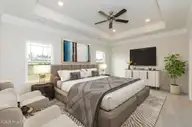 123 White Bark Avenue Lot 18, Rocky Mount, NC 27804 — 3-bedroom home in Longneedle, Rocky Mount, NC, photo 16 of 24: Master Bedroom 1522 Plan