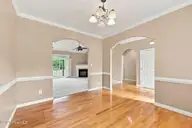 112 White Heron Lane, Swansboro, NC 28584 — 3-bedroom waterfront home in Bluewater Cove, Swansboro, NC, photo 5 of 60: Dining room 1