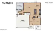 1551 E White Egret Lane NE Lot 724, Bolivia, NC 28422 — 5-bedroom home in Eagle Creek, Bolivia, NC, photo 2 of 41: Hayden Floorplan 1st Floor