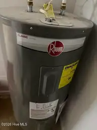 4710 Gardenia Circle, Rocky Mount, NC 27804 — 2-bedroom townhome in Westry Crossing, Rocky Mount, NC, photo 23 of 24: WATER HEATER IN GARAGE