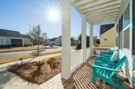 161 Gray Duck Drive, Beaufort, NC 28516 — 4-bedroom home in Beau Coast, Beaufort, NC, photo 14 of 73: Brick front porch