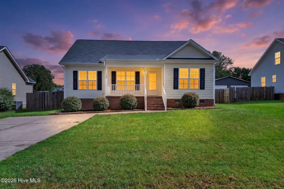 11786 W Finch Avenue, Middlesex, NC 27557 — 3-bedroom home in Village Square, Middlesex, NC, photo 1 of 49: 1-web-or-mls-Free twilight