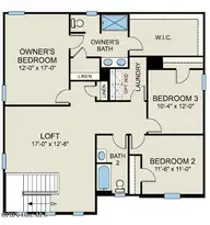 7119 Seaside Palms Place SW, Sunset Beach, NC 28468 — 4-bedroom home in Seaside Palms, Sunset Beach, NC, photo 5 of 35: Floorplan Second Floor
