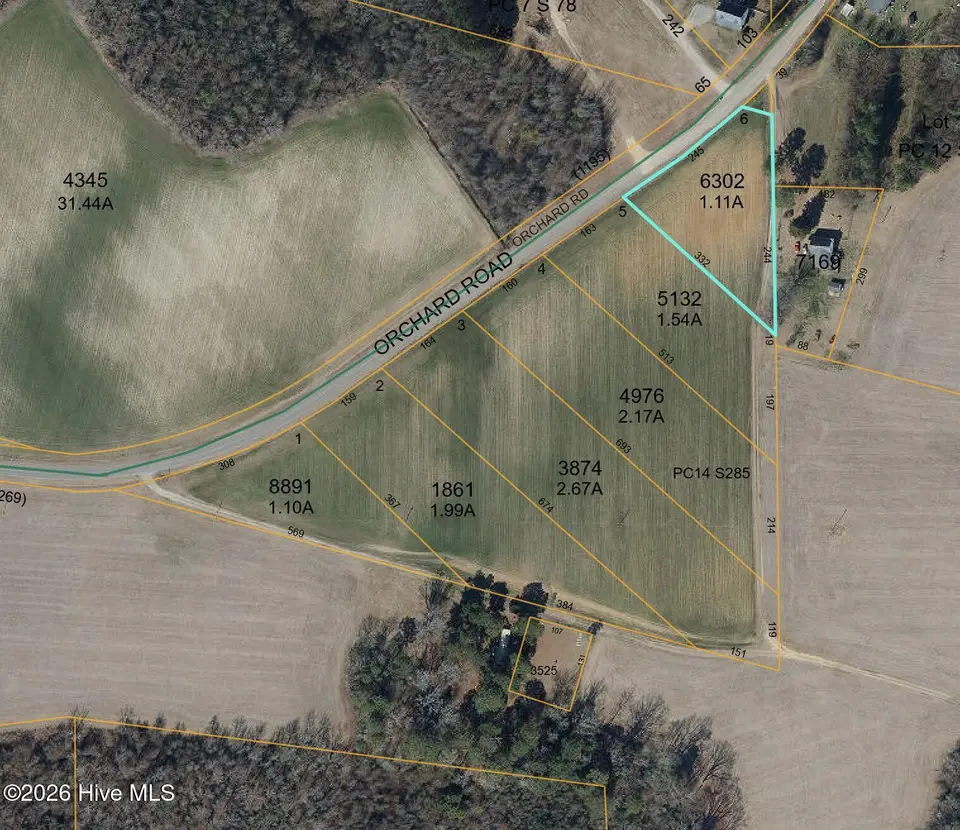0 6 Orchard Road, Elm City, NC 27822 — lot, Elm City, NC, photo 1 of 7: Aerial View
