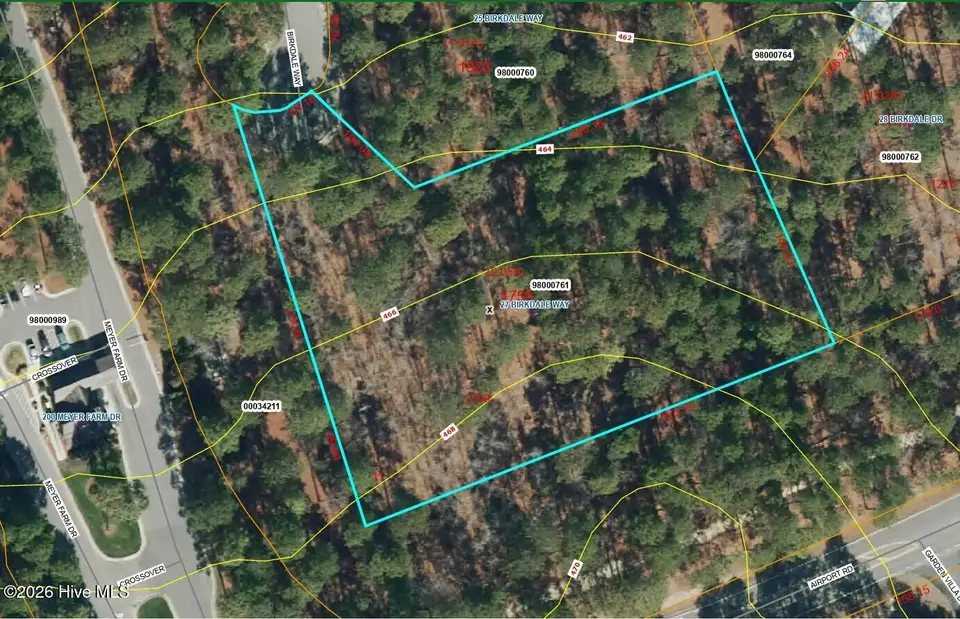 27 1209 Birkdale Way, Pinehurst, NC 28374 — lot in Forest Creek, Pinehurst, NC, photo 1 of 20: GIS w contours