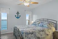 1840 New River Inlet Road 2308, North Topsail Beach, NC 28460 — 2-bedroom waterfront condo in Topsail Dunes, North Topsail Beach, NC, photo 22 of 44: Master Bedroom
