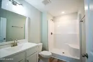 427 Sunfish Lane, Sneads Ferry, NC 28460 — 2-bedroom townhome in Beachside Commons, Sneads Ferry, NC, photo 17 of 27: Primary Bath