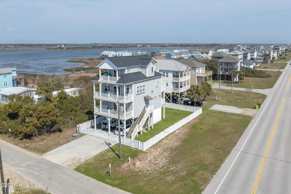 6302 15th Avenue, North Topsail Beach, NC 28460 — 4-bedroom home in Old Settlers Beach, North Topsail Beach, NC, photo 1 of 43: 6302 15th Ave - Aerials - Edited_12