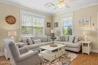 308 Live Oak Street, Emerald Isle, NC 28594 — 4-bedroom waterfront home in Ocean Forest, Emerald Isle, NC, photo 8 of 68: Living Room