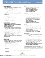 170 James Drive, West End, NC 27376 — 4-bedroom home in Seven Lakes West, West End, NC, photo 6 of 6: Feature Sheet
