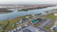 252 Shell Rock Landing Road, Hubert, NC 28539 — 3-bedroom waterfront home, Hubert, NC, photo 4 of 62: 252 shell rock _ Drone (1 of 12)