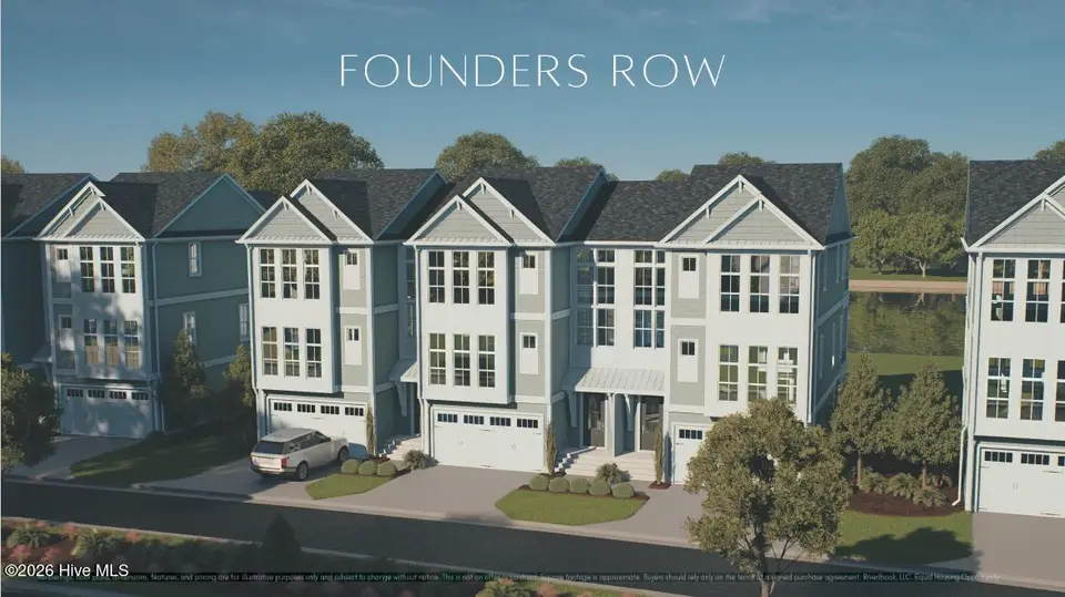 3101 St James Drive SE, Southport, NC 28461 — 4-bedroom townhome in St James, Southport, NC, photo 1 of 9: Front Elevation -- Founders Row