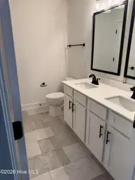 23 Joyner Park Drive, Rocky Mount, NC 27803 — 3-bedroom townhome in Joyner Park, Rocky Mount, NC, photo 9 of 23: dual vanity sink