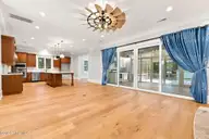 3117 Amhurst Lane, Winterville, NC 28590 — 5-bedroom home in Bedford, Winterville, NC, photo 17 of 69: Doors to the sunroom 2nd Kitchen