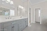8911 W Telfair Circle W, Wilmington, NC 28412 — 4-bedroom home in The Cape, Wilmington, NC, photo 18 of 34: primary bathroom (view 1)