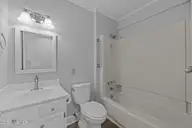 2201 Harbourside Drive, New Bern, NC 28560 — 1-bedroom waterfront condo in Fairfield Harbour, New Bern, NC, photo 16 of 46: Guest Bath