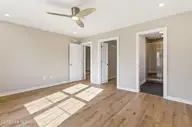 114 Jordan Drive, New Bern, NC 28562 — 4-bedroom waterfront townhome in Wesmill Pond Estates, New Bern, NC, photo 18 of 37: Primary Bedroom